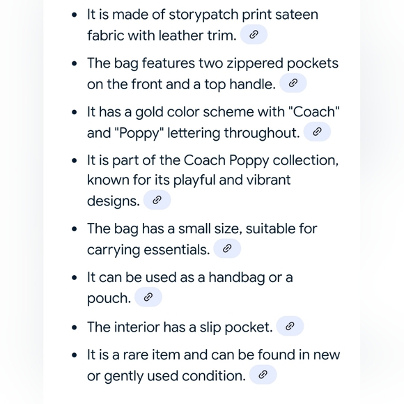 Coach Poppy Rare Limited Edition Mini Shoulder Hand Bag Gold, NWT - Picture 2 of 13